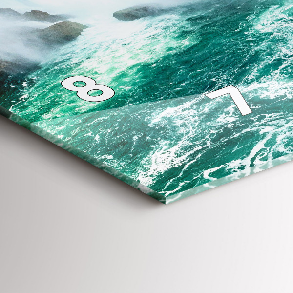 Horizontal wall clock Niagara boat