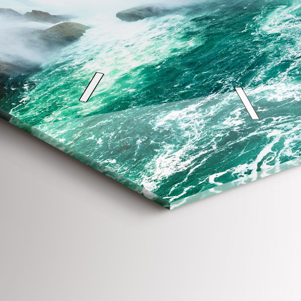 Horizontal wall clock Niagara boat