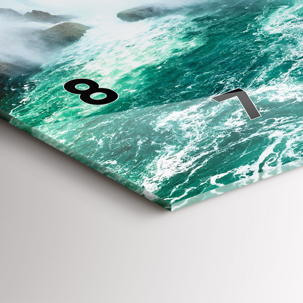 Horizontal wall clock Niagara boat