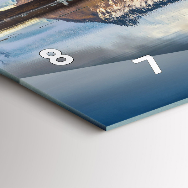 Horizontal wall clock Lake Jokulsarlon Iceland