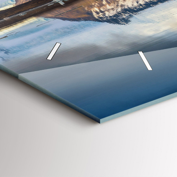 Horizontal wall clock Lake Jokulsarlon Iceland