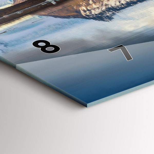 Horizontal wall clock Lake Jokulsarlon Iceland