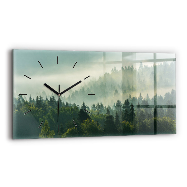 Horizontal wall clock Sunrise Beskids