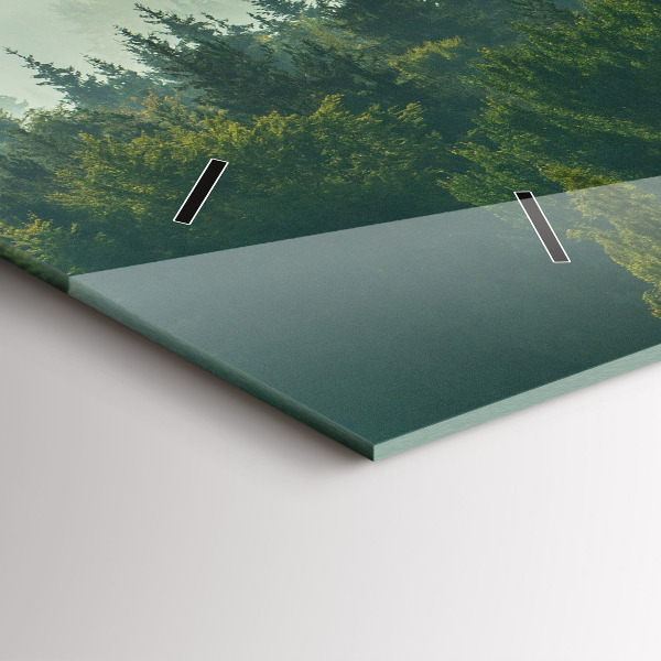 Horizontal wall clock Sunrise Beskids