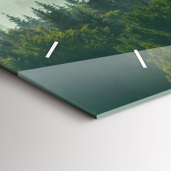 Horizontal wall clock Sunrise Beskids