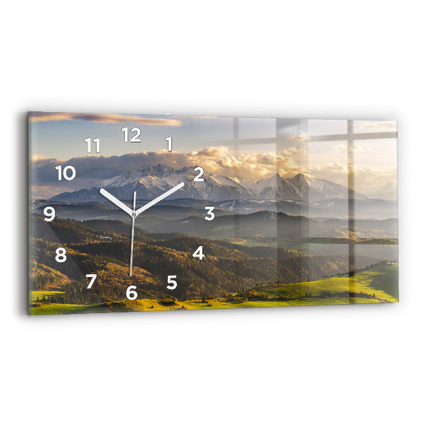 Horizontal wall clock Pieniny – Wysoki Wierch