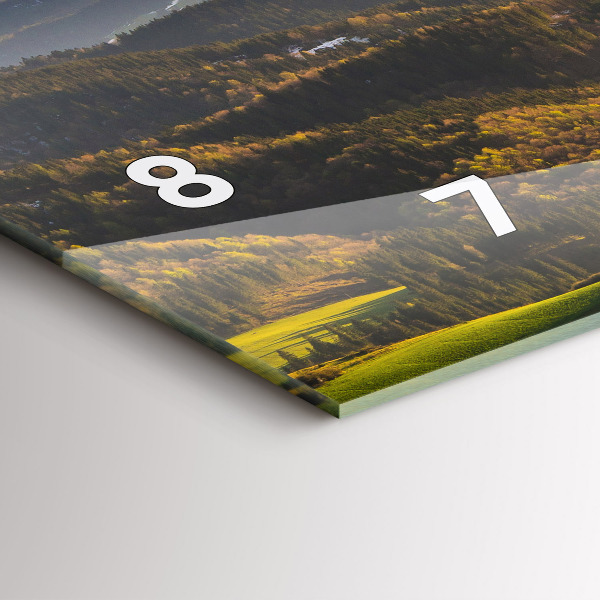 Horizontal wall clock Pieniny – Wysoki Wierch