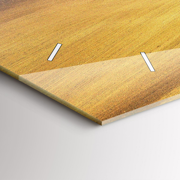 Horizontal wall clock Moravia Rural Landscape