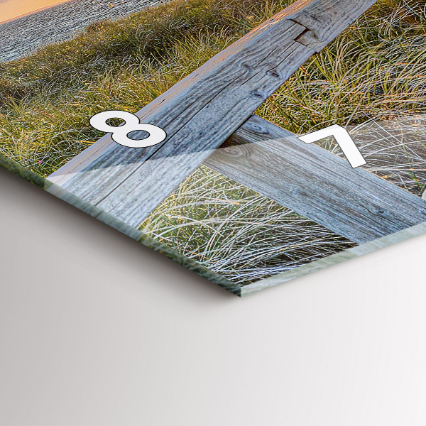 Horizontal wall clock Beach Holidays