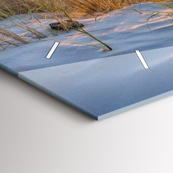 Horizontal wall clock Sunset over the sea