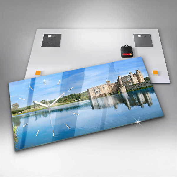 Horizontal wall clock Leeds Castle