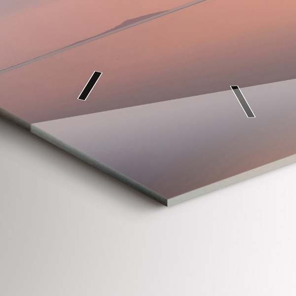 Horizontal wall clock Lake Balaton USA