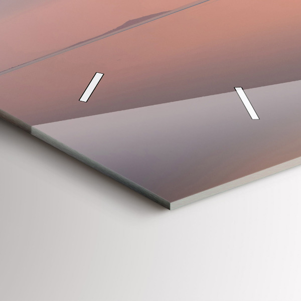 Horizontal wall clock Lake Balaton USA