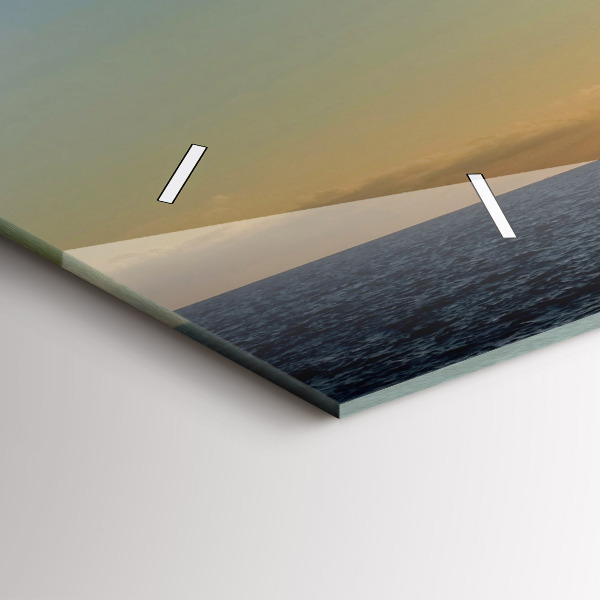 Horizontal wall clock Spanish Dance at Sea