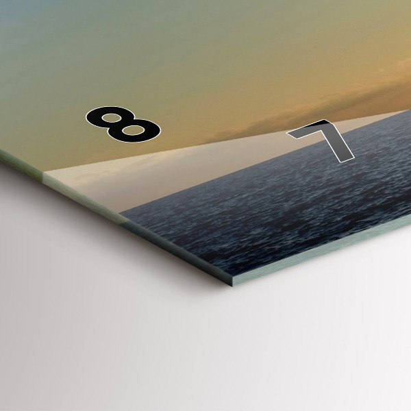 Horizontal wall clock Spanish Dance at Sea