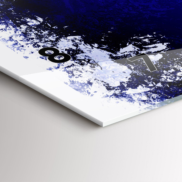 Horizontal wall clock Flag of France