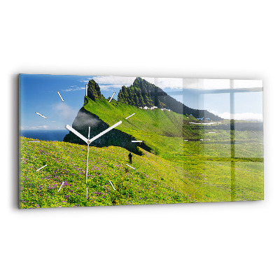 Horizontal wall clock Hornstrandir Reserve Iceland