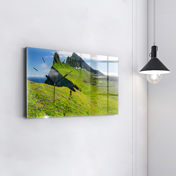 Horizontal wall clock Hornstrandir Reserve Iceland