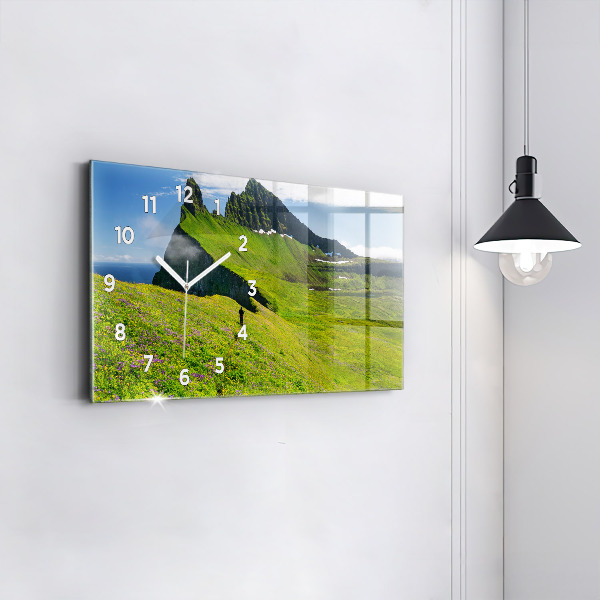 Horizontal wall clock Hornstrandir Reserve Iceland