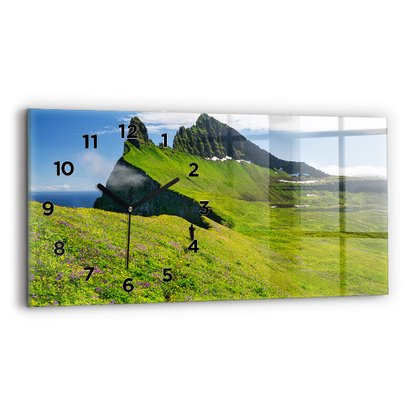 Horizontal wall clock Hornstrandir Reserve Iceland
