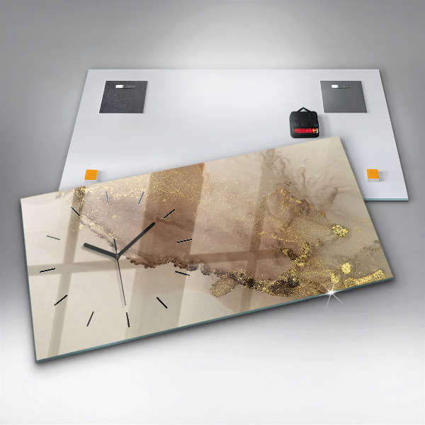 Horizontal wall clock Modern Art