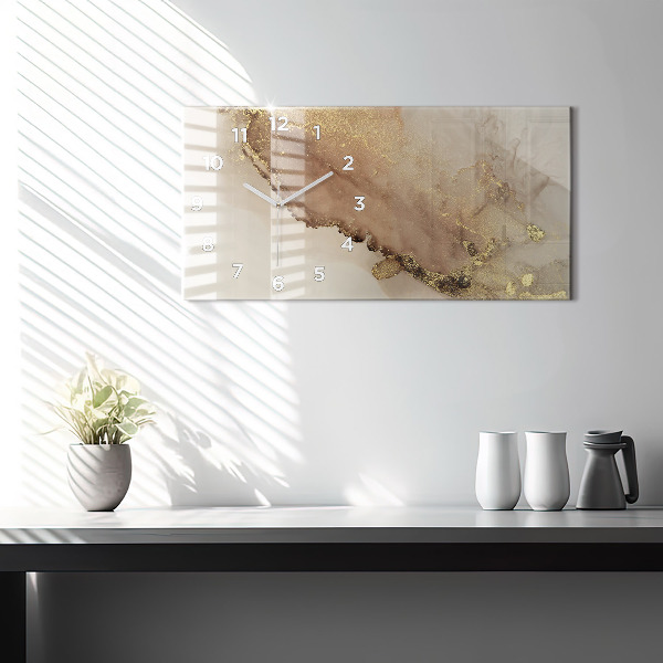 Horizontal wall clock Modern Art