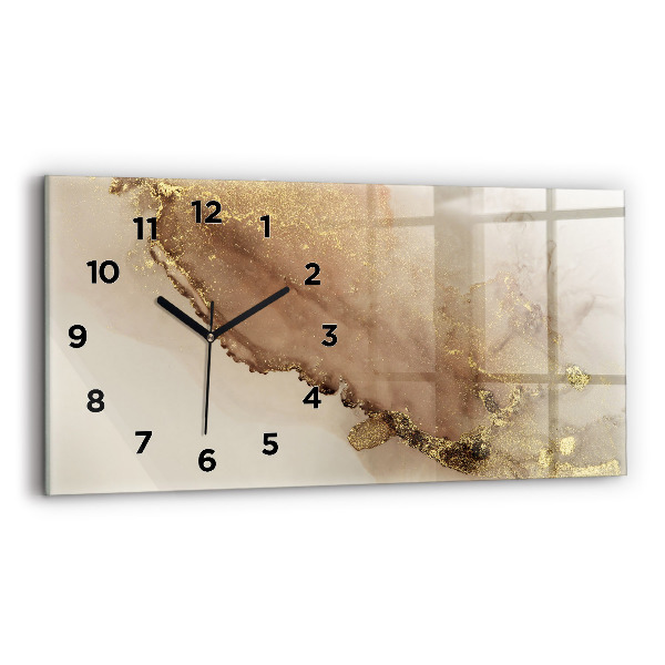 Horizontal wall clock Modern Art