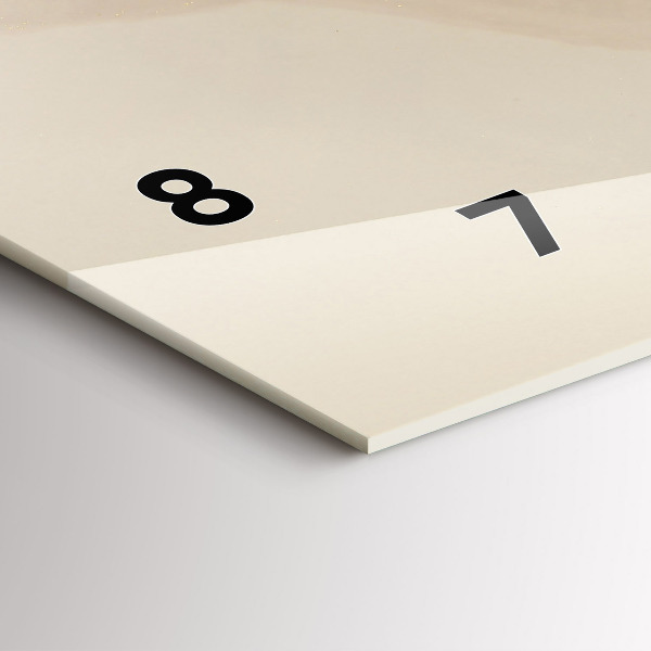 Horizontal wall clock Modern Art