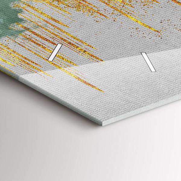 Horizontal wall clock Decorative pattern