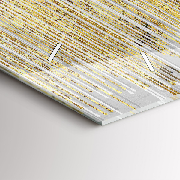 Horizontal wall clock Decorative pattern