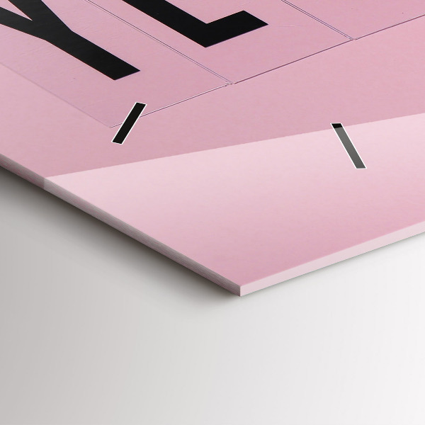 Horizontal wall clock Yes You Can