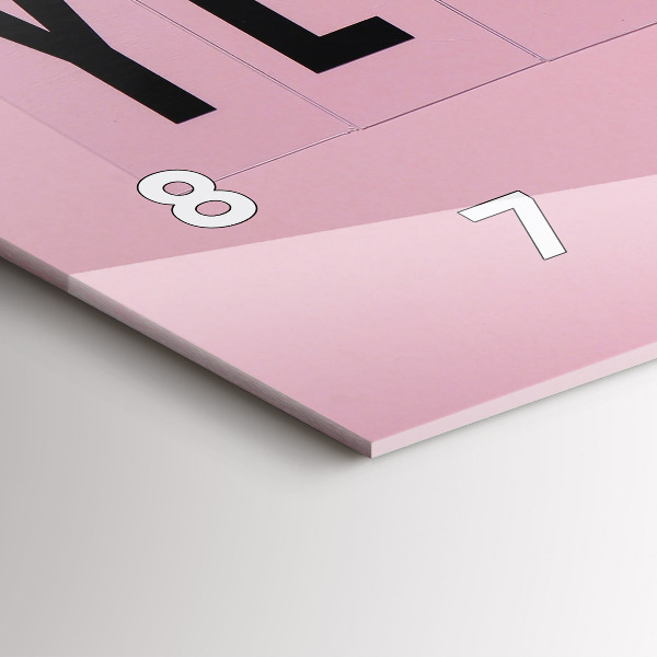 Horizontal wall clock Yes You Can