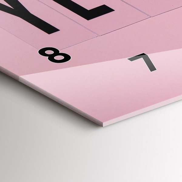 Horizontal wall clock Yes You Can