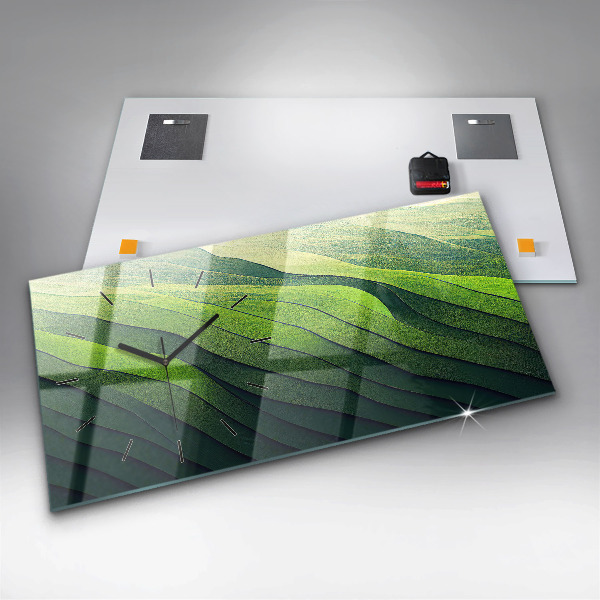Horizontal wall clock Green Fields Abstraction