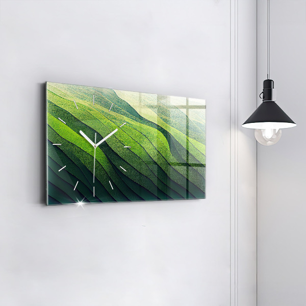 Horizontal wall clock Green Fields Abstraction