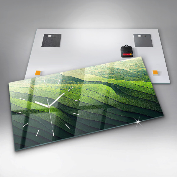 Horizontal wall clock Green Fields Abstraction