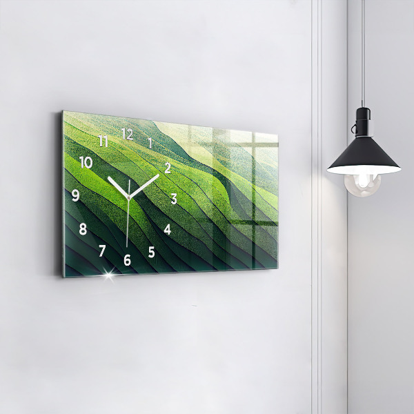 Horizontal wall clock Green Fields Abstraction