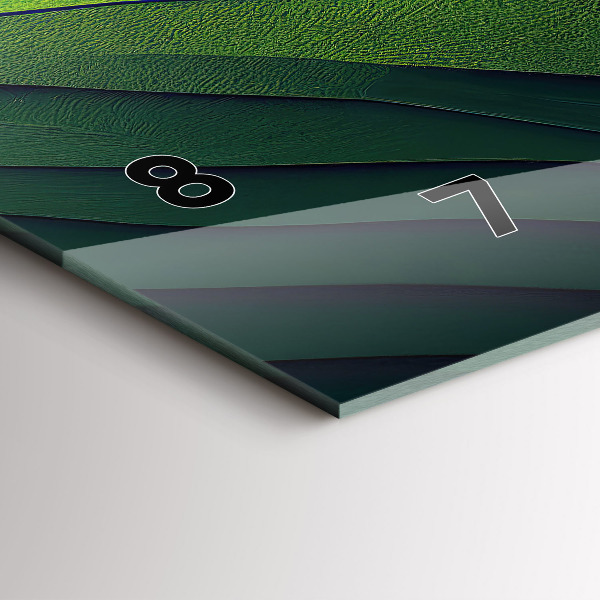 Horizontal wall clock Green Fields Abstraction