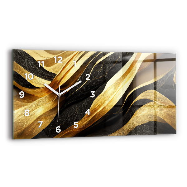 Horizontal wall clock Elegant abstraction