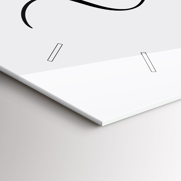 Horizontal wall clock The inscription Memories