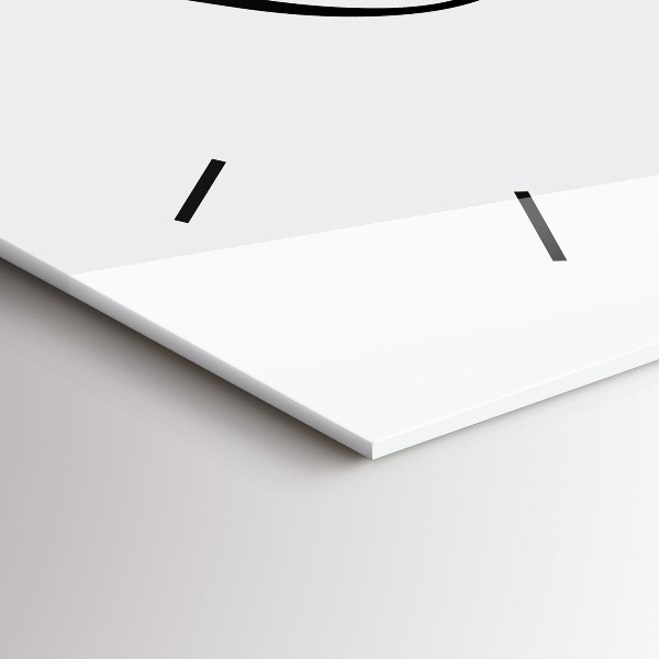 Horizontal wall clock The inscription Travel