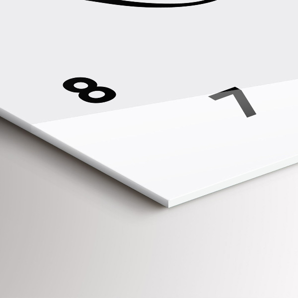 Horizontal wall clock The inscription Travel