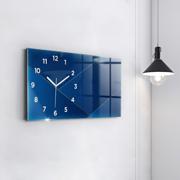 Horizontal wall clock Decorative abstraction