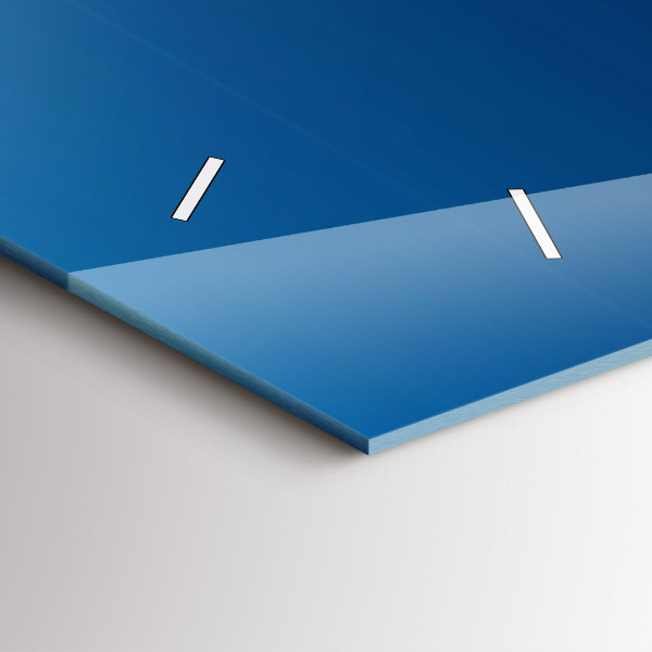 Horizontal wall clock Decorative abstraction