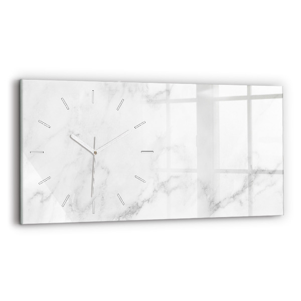 Horizontal wall clock Marble
