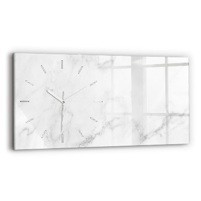 Horizontal wall clock Marble