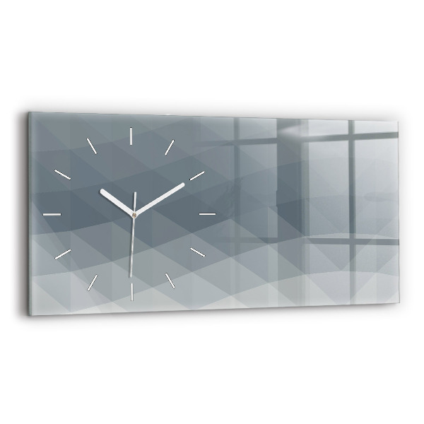 Horizontal wall clock Wave abstraction