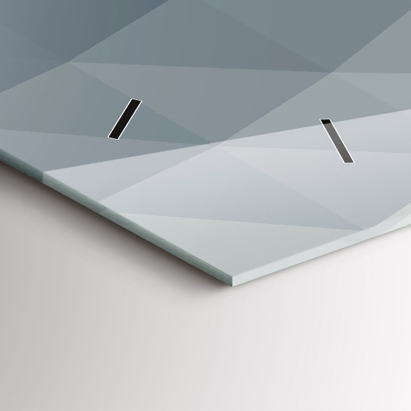 Horizontal wall clock Wave abstraction