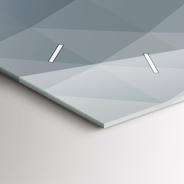 Horizontal wall clock Wave abstraction