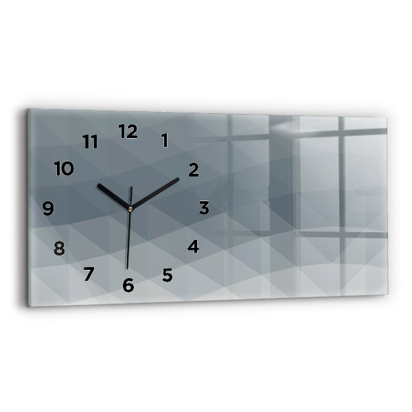 Horizontal wall clock Wave abstraction